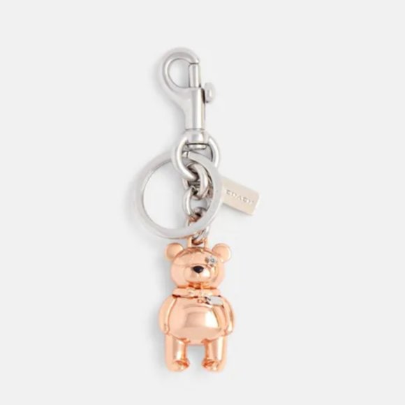 Coach 3 D Bear Bag Charm NWT